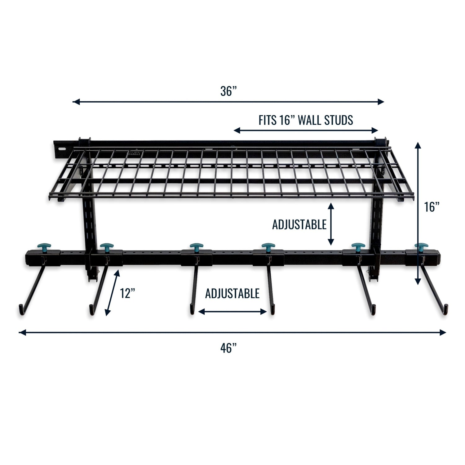 G-Chair + Shelf | Adjustable Wall Storage System | Holds 300 lbs