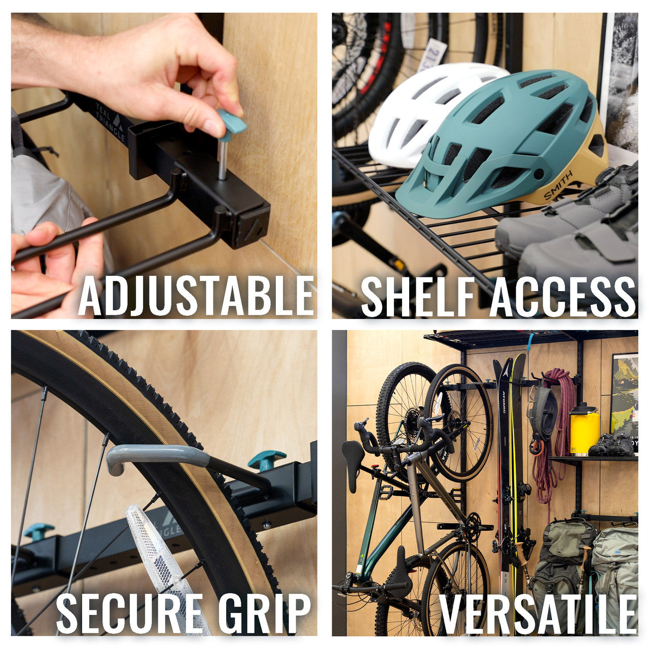 G-Adventure Pro | Adjustable Wall Storage System | Holds 500 lbs