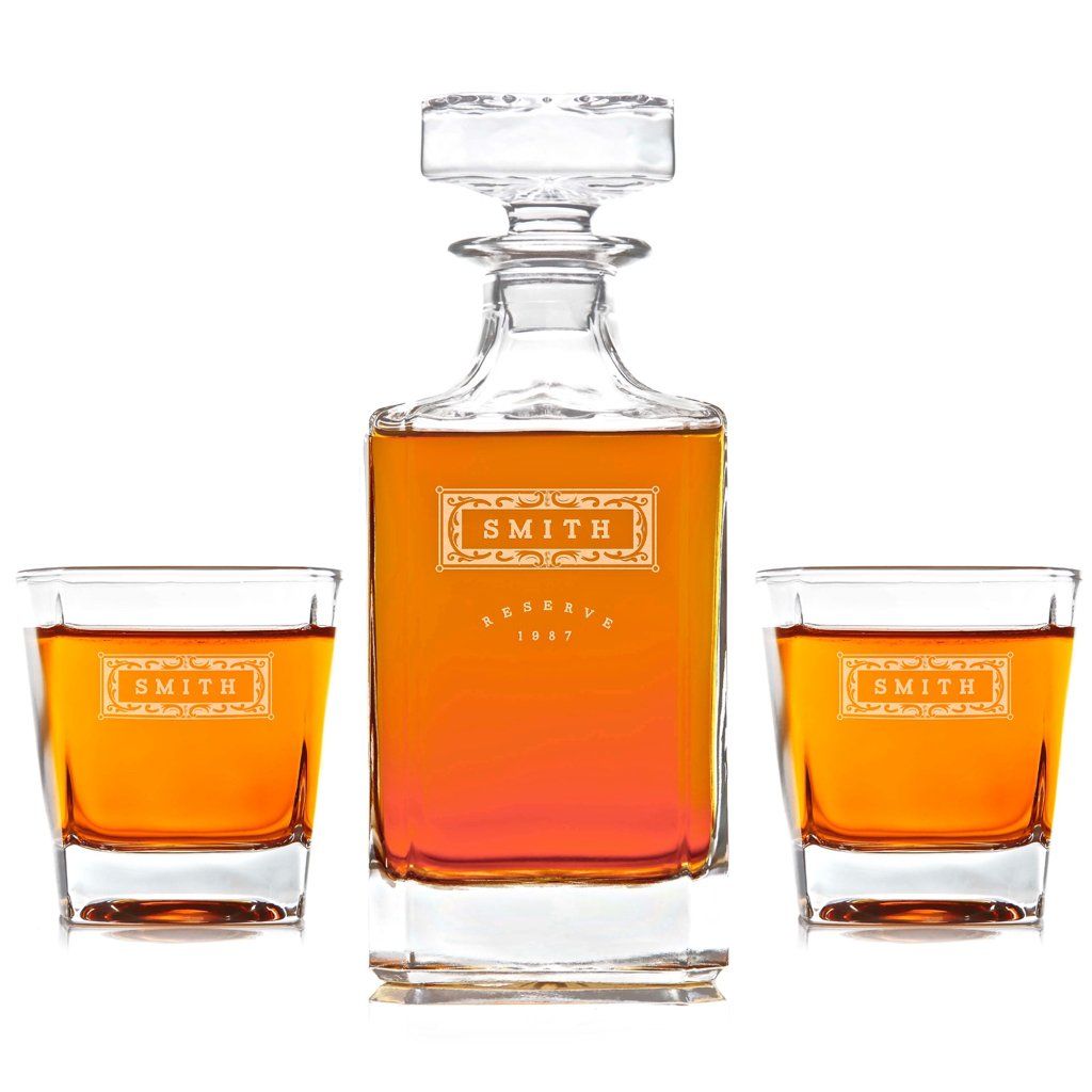 Classic Whiskey Decanter Set