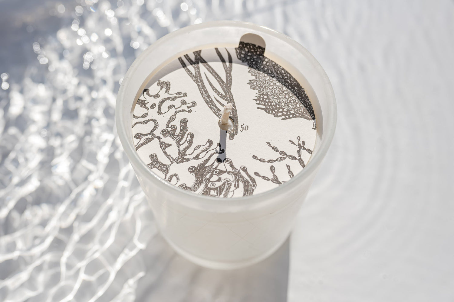 Ocean & Oakmoss - Frosted Jar Candle