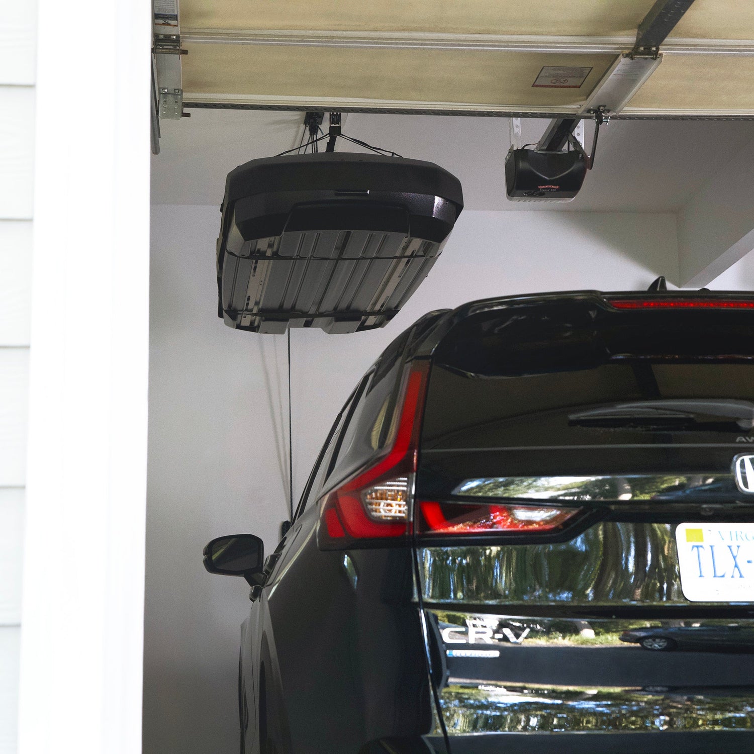 Heavy Duty Cargo Box Hoist Garage Ceiling Storage Hoist | Holds up to 150 lbs | 18' Lift