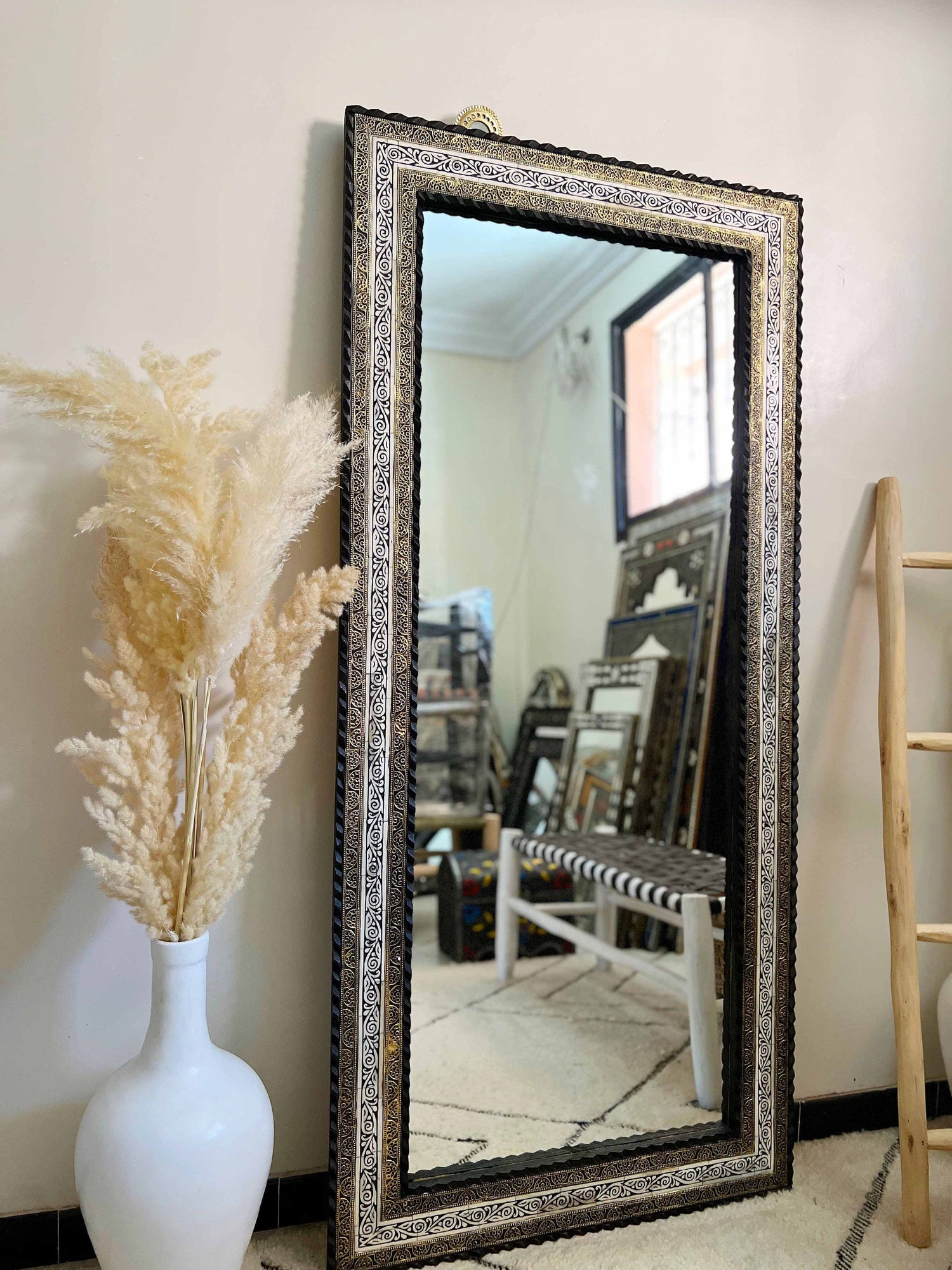 Full Length Mirror - Handmade Floor Mirror  63