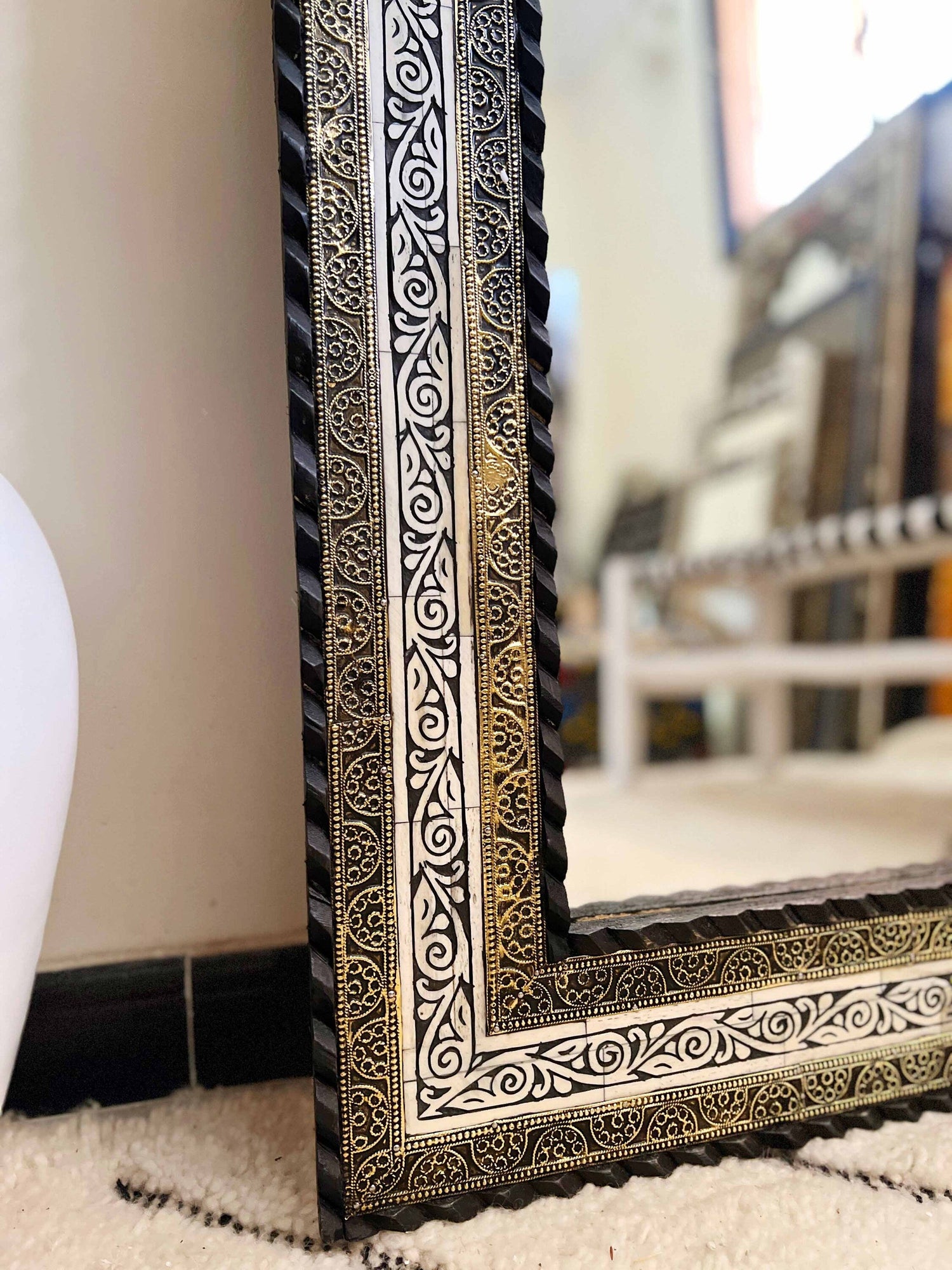 Full Length Mirror - Handmade Floor Mirror  63