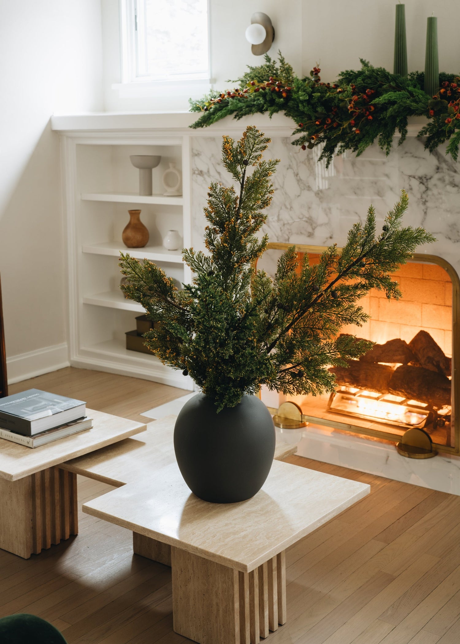Natural Touch Faux Pine Evergreen Branch - 40