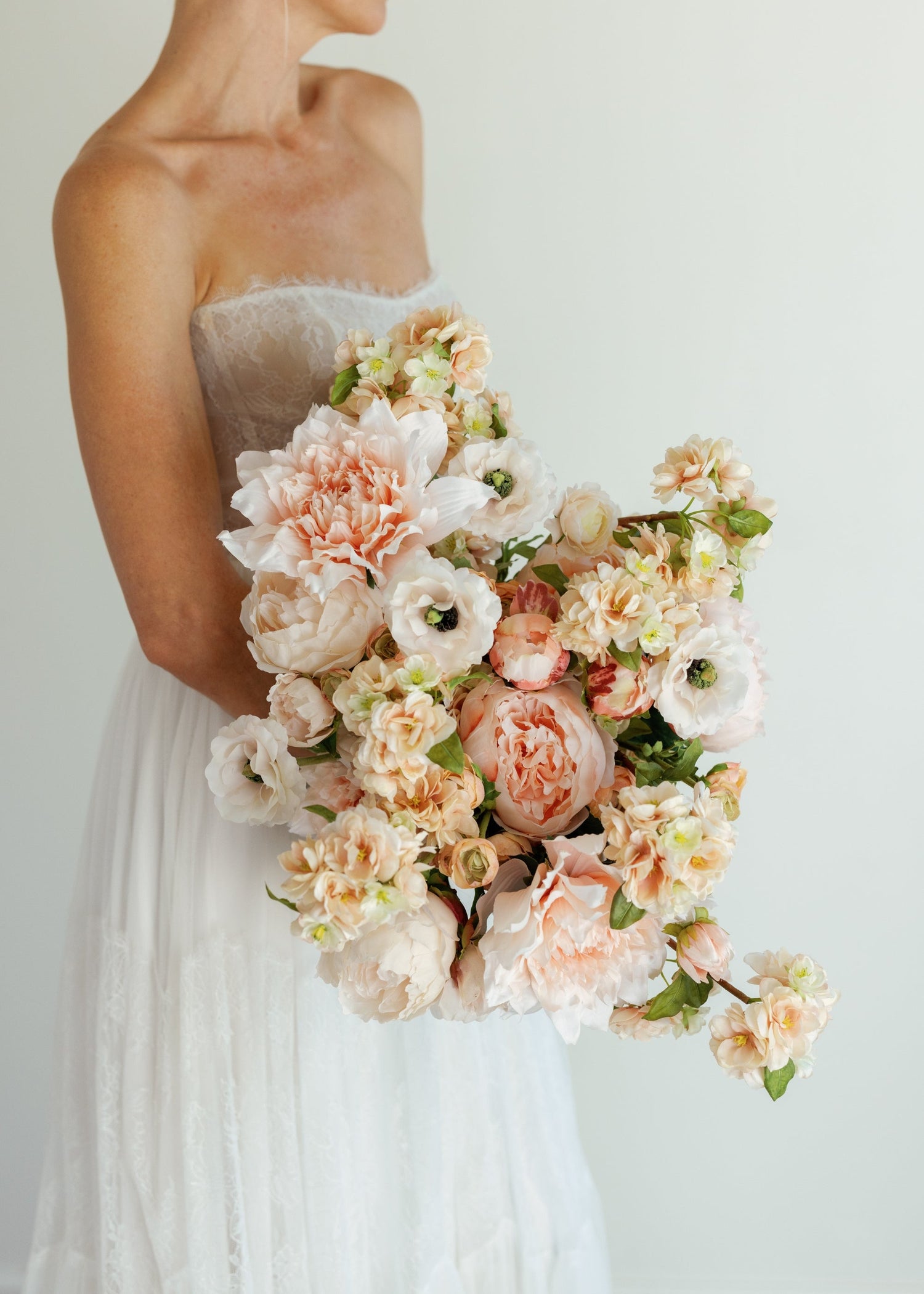SAVE - Light Cream Faux Ranunculus Flowers - 37.5