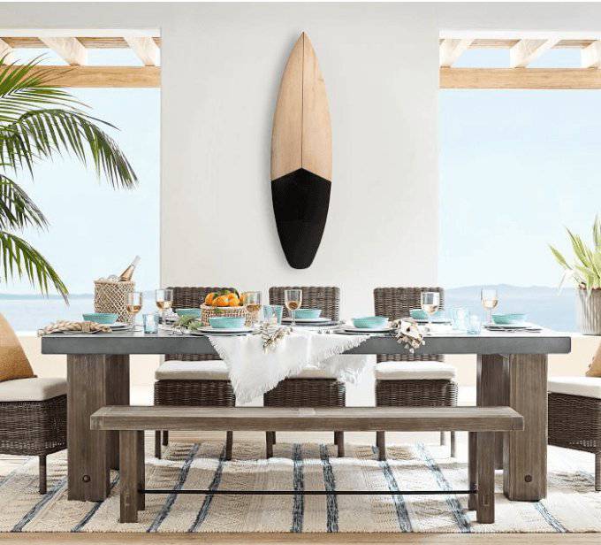 Split Deck Surfboard Art