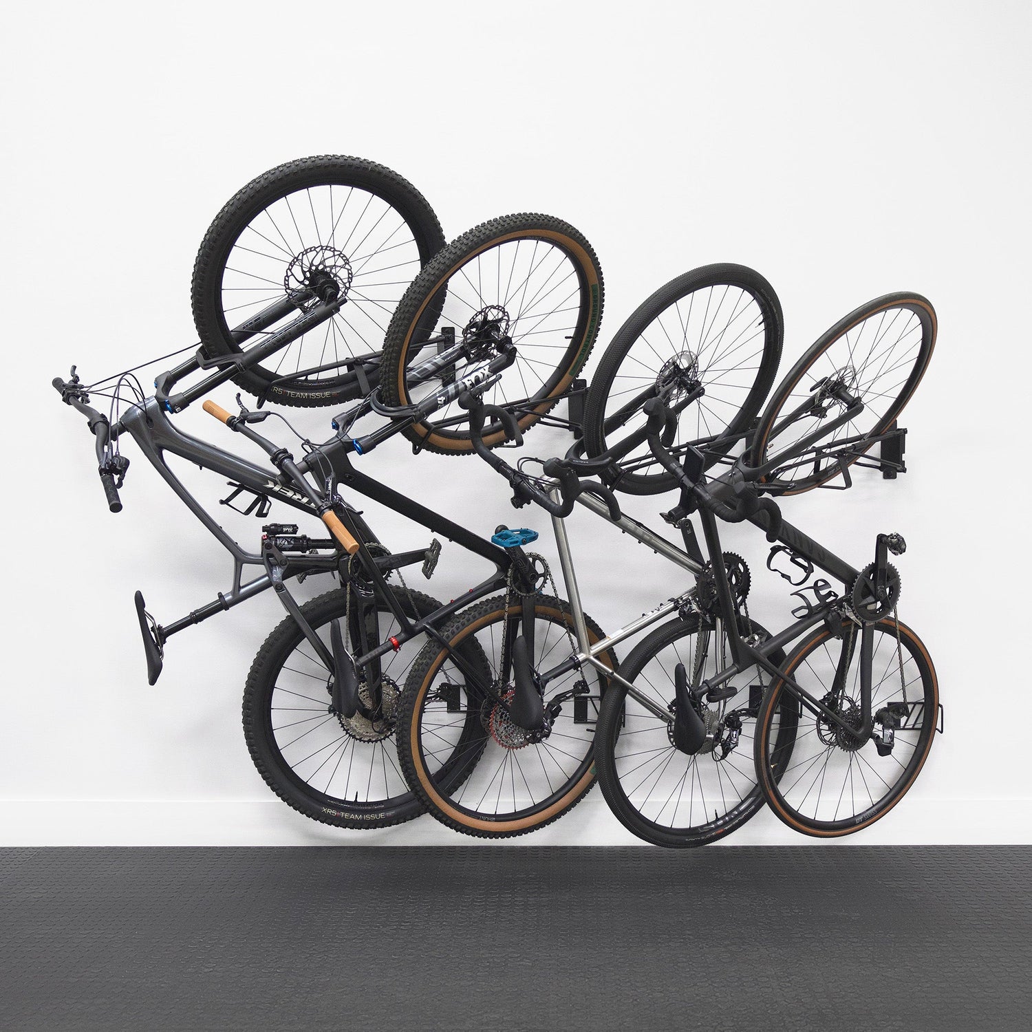 SwivelStow No-Lift Road & Gravel Bike Rack | 4 Pack