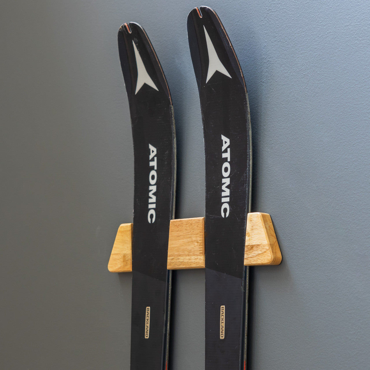 Vail Ski Display | Minimalist Wood Rack | Large